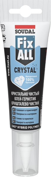 Прозрачный клей-герметик Fix All Crystal 125 мл