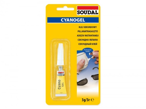 Секундный клей Soudal Cyanofix 84A, 3 г