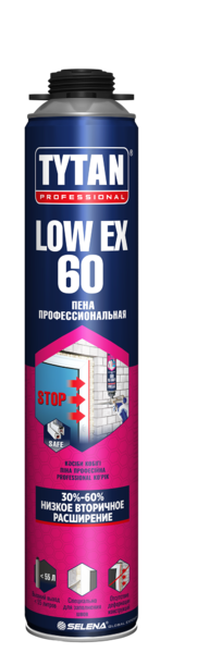 Монтажная пена Tytan Professional Low Expansion, летняя, 750 мл