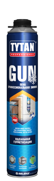 Монтажная пена Tytan Professional GUN, зимняя, 750 мл