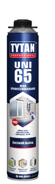 Монтажная пена Tytan Professional 65 UNI, летняя, 750 мл